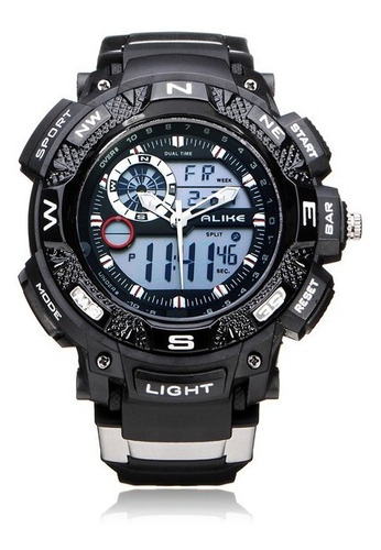 Reloj Alike Sport Modelo Sumergible Hasta 50 Mtrs 