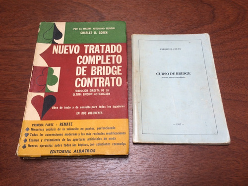 Curso De Bridge & Tratado De Bridge (2 Libros) Con Detalles