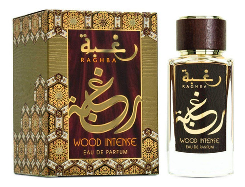 Eau De Parfum Lattafa Raghba Wood Intense, 100 Ml, Unis Perf