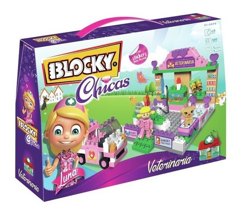 Blocky Veterinaria 150 Piezas Bloques Para Armar