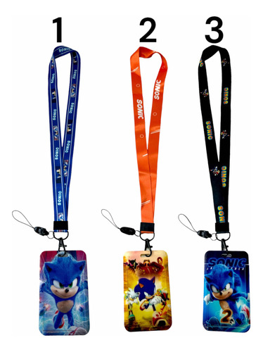 Llavero Importado Porta Sube Personajes Sonic Kitty Anime 