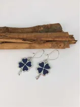 Comprar Aros Trébol Gancho Lapislázuli Mosaico #1.358