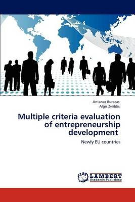 Libro Multiple Criteria Evaluation Of Entrepreneurship De...