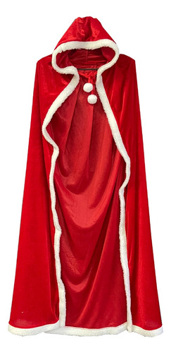 C7christmas Cloak, Capa De Papá Noel Para Adulto, Para Mujer