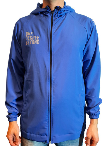 Campera 361° Running Hombre One Degree Azul Ras