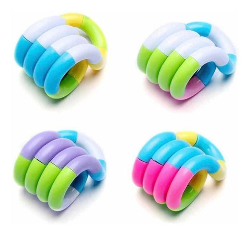 Fidget Toy Tangle Sensorial Peças Desmontáveis Descompressão
