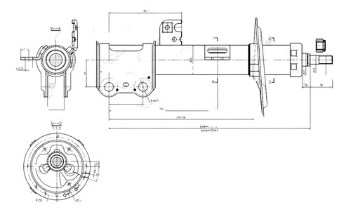 Amortiguador Delantero Derecho 03 07 Breme Lifan 620