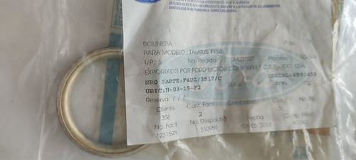 Rolinera De Caña Volante Ford Original F4dz-3517-c