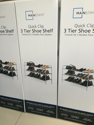 Mainstays Estante 3 Niveles Para Zapatos Nuevos Original E/g