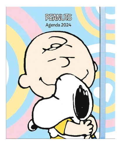 Agenda 2024 Snoopy Cuaderno Semanal (pastel)