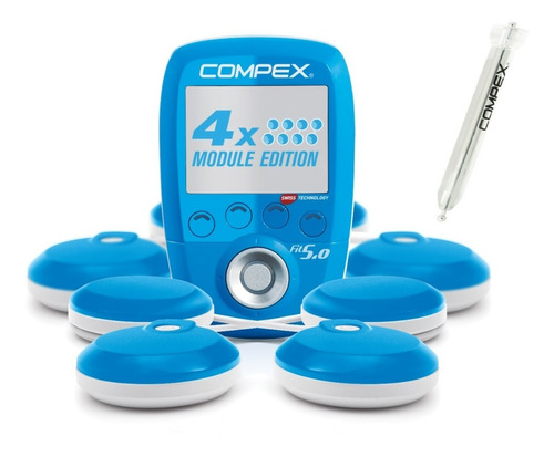 Electroestimulador Muscular Compex Fit 5.0 4 Módulos + Lápiz