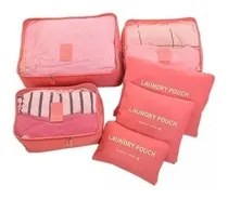 Comprar Set Estuches Organizador Valija Viaje X6 Oferta Practico