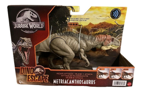 Jurassic World Metriacanthosaurus Dino Ruge Y Ataca- Mattel