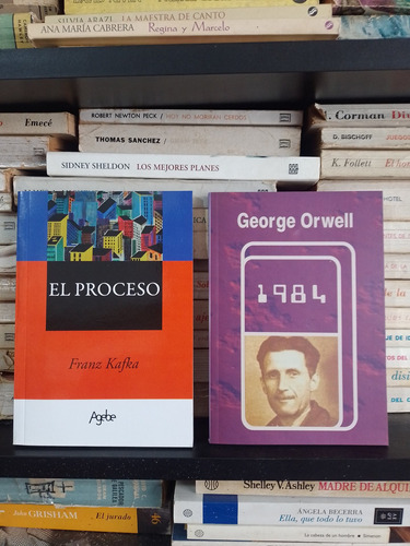 Lote X 2 Libros El Proceso + 1984 F. Kafka - G. Orwell