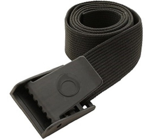 Cinturon Para Buceo 150x5cms Fibra Indeformable Negro 
