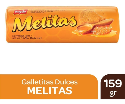 Galletitas Melitas Clasicas Con Miel Mediana