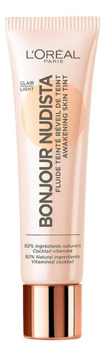 Base de maquiagem L'Oréal Paris Bonjour Nudist BB Cream em tons claros - 30mL