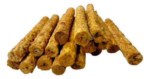 Paquete De Palito De Carnaza Sabor Carne M 100 Piezas.