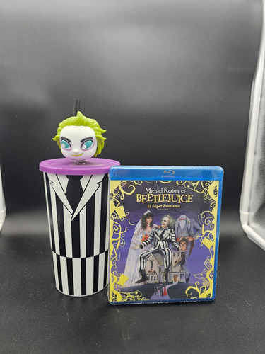 Vaso Beetlejuice Cinepolis Blanco