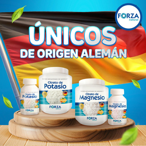 Citrato De Potasio Forza Natural Origen Aleman 200g