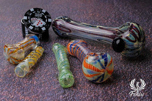 Imagen 10 de 10 de Pipas De Cristal Y Grinders - Moledoras