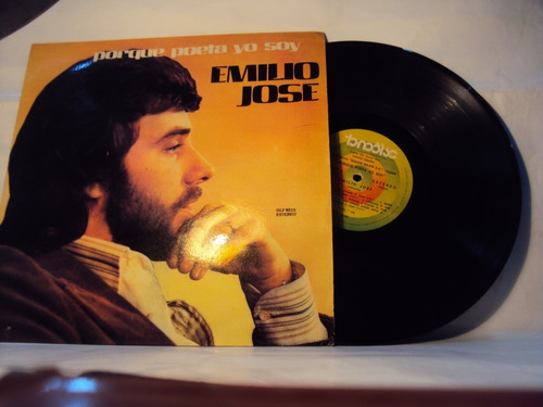 Vinilo Lp 110 Porque Poeta Soy Yo Emilio Jose