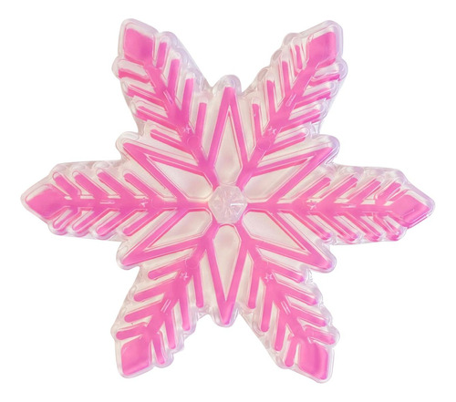 Almohadilla De Snowboard 3d Con Forma De Nieve, Rosa