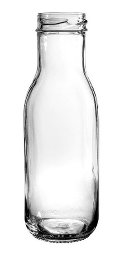 Botella Frasco De Vidrio De 250 Ml (24und) + Tapa Metálica