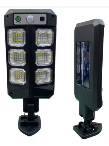 Potente Foco Led Solar 72 Cob Luminaria Panel Sensor