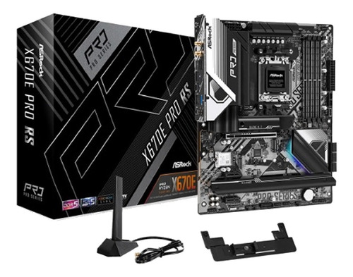 Motherboard Asrock X670e Pro Rs R7 Ddr5 M.2 Wifi Am5 Hdmi Dp