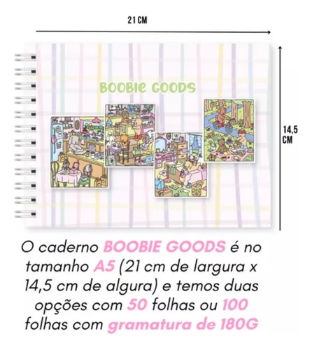 Libro Para Colorear Bobbie Goods, 50 Páginas, Tapa Dura, Bob