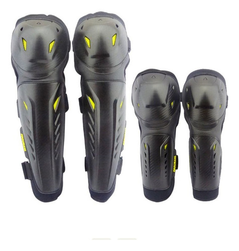 Rodilleras Y Coderas Moto Carbon Souranl