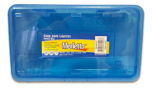 Cartuchera Plastica 3 Colores Merletto