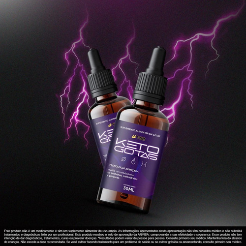 2x Keto Gotas 30ml Original Envio Hoje - Revenda Autorizada