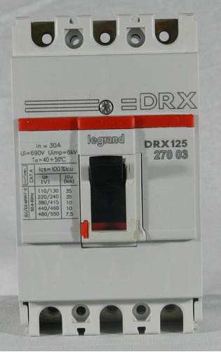 Interruptor Automático Legrand Drx15 In: 30a