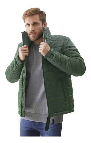 Campera Nylon Matelaseada Combinada Vail | Taverniti (03844)