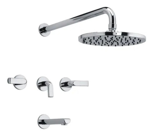 Grifería Fv Ducha Con Transferencia Bañera Cipres 103/n2