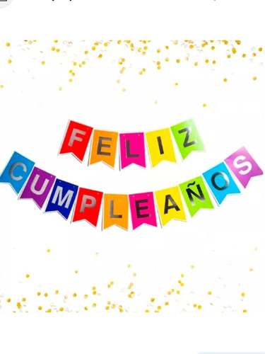 Banderínes Feliz Cumpleaños. Decora Tus Fiestas Con Estilo