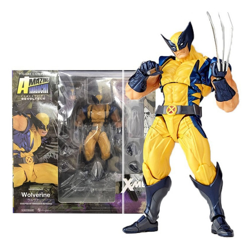 X-men Wolverine Revoltech Amazing Yamaguchi Acción Figura 