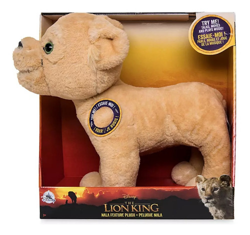 Nala 33cm Rey León Disney Store Original Interactivo Lion Ki