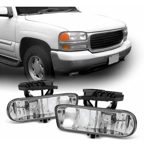 Para Gmc Yukon Sierra Bumper Driving Fog Lights Lampara
