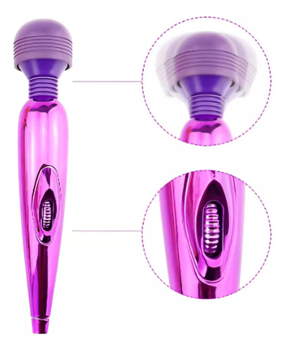 Masajeador Vibrador Íntimo Corporal Vagina Clítoris Mujeres
