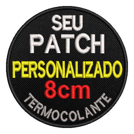 Patch Bordado Personalizado Com Sua Logo, Brasão Ou Sua Marc