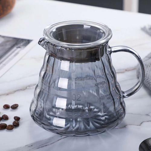 Servidor De Café De Vidrio, Olla De Vidrio Para Compartir Ca