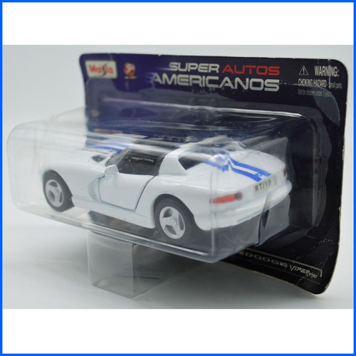 Super Autos Americanos Maisto Dodge Viper Gt2 - 1:43