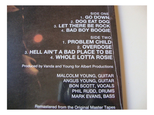 Lp - Vinil - Ac/dc - Let There Be Rock - Importado, Lacrado