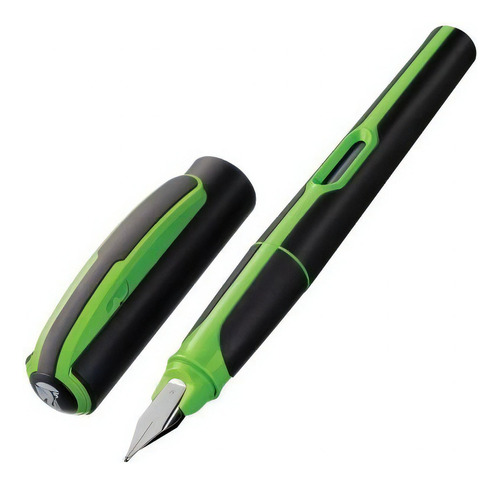 Caneta Tinteiro Style Green Pelikan Tinta Opcional Exterior Preto E Verde