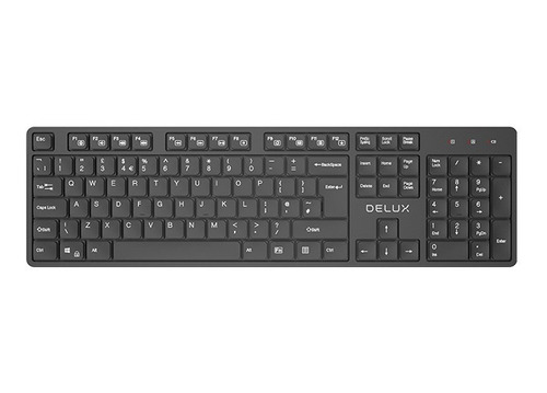 Teclado Inalámbrico Marca Delux Sk800 Para Computadora 