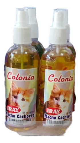 Colonia Para Gatos Hembra Y Macho 125ml