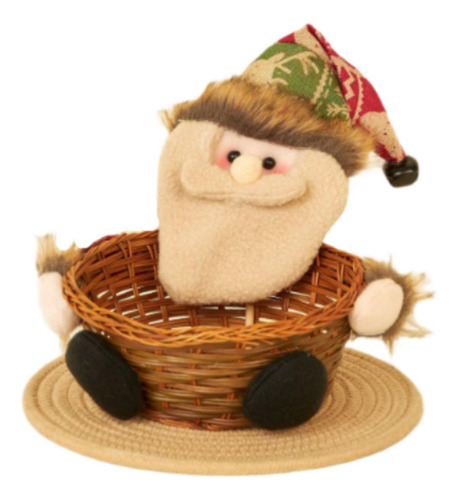 Cesta Navideña 2024, Centro De Mesa, Grande Papá Noel